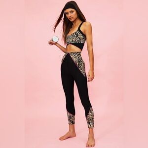 NWOT Beach Riot Amour Leopard Set